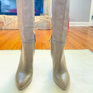 Never worn Tory Burch Knee High Wedged Boot
